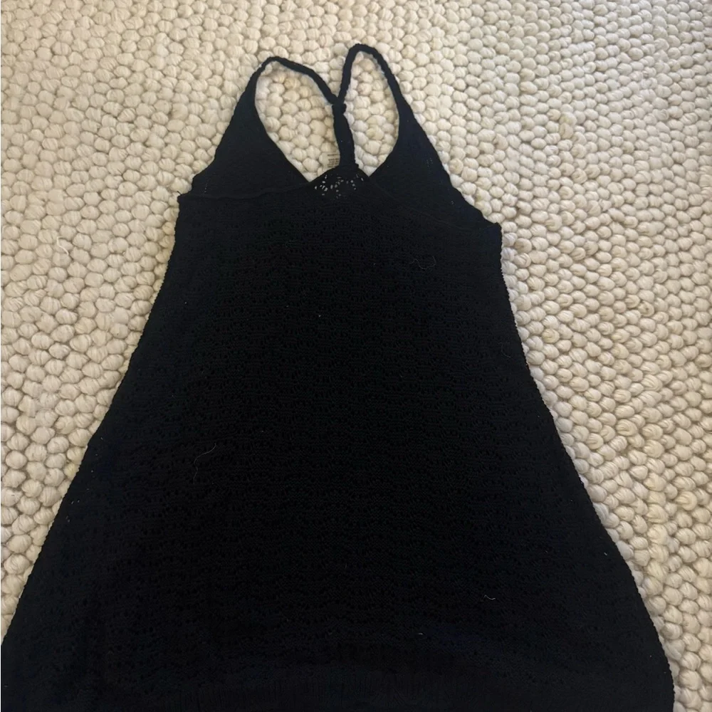 Lulu's Black Crochet CoverUp - Picture 4 of 4